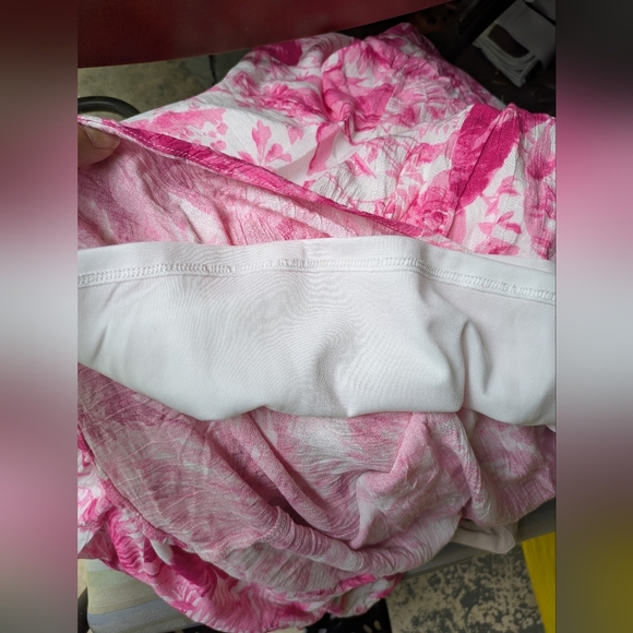 Blue Rain Pink and White Floral Pants - Picture 7 of 7